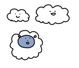 Chillin sheep sticker #7036516