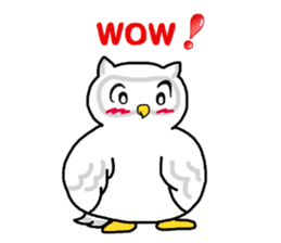 HAPPY OWL COU sticker #7036528