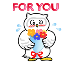 HAPPY OWL COU sticker #7036533