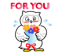 HAPPY OWL COU sticker #7036533