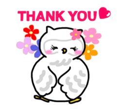 HAPPY OWL COU sticker #7036534