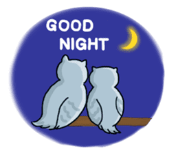 HAPPY OWL COU sticker #7036536