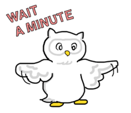 HAPPY OWL COU sticker #7036550