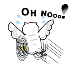 HAPPY OWL COU sticker #7036554