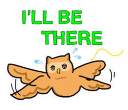 HAPPY OWL COU sticker #7036556