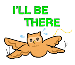 HAPPY OWL COU sticker #7036556