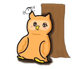 HAPPY OWL COU sticker #7036557