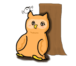 HAPPY OWL COU sticker #7036557