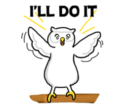 HAPPY OWL COU sticker #7036558