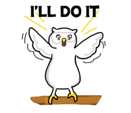 HAPPY OWL COU sticker #7036558