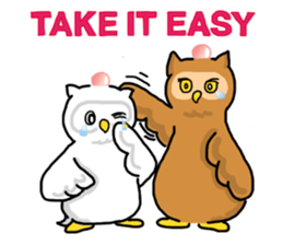 HAPPY OWL COU sticker #7036563