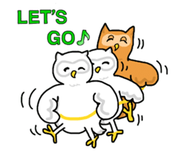 HAPPY OWL COU sticker #7036564