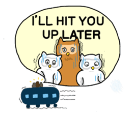 HAPPY OWL COU sticker #7036565