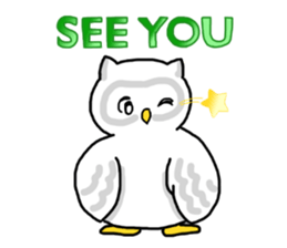 HAPPY OWL COU sticker #7036567