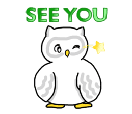 HAPPY OWL COU sticker #7036567