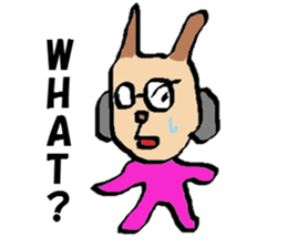 It is a Sticker of cat glasses sticker #7036568