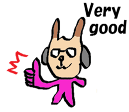 It is a Sticker of cat glasses sticker #7036570