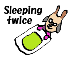 It is a Sticker of cat glasses sticker #7036576