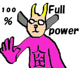 It is a Sticker of cat glasses sticker #7036587