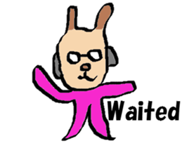 It is a Sticker of cat glasses sticker #7036589