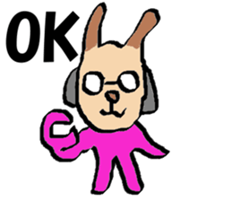 It is a Sticker of cat glasses sticker #7036590