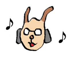 It is a Sticker of cat glasses sticker #7036605