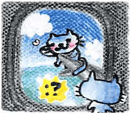 sky blue + sticker #7036650