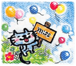 sky blue + sticker #7036657