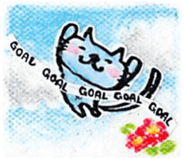 sky blue + sticker #7036658