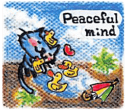 sky blue + sticker #7036664