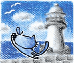 sky blue + sticker #7036673