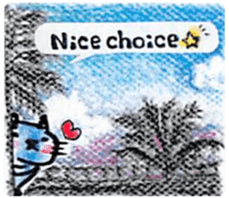 sky blue + sticker #7036676