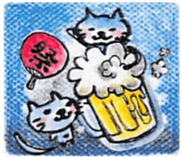 sky blue + sticker #7036687