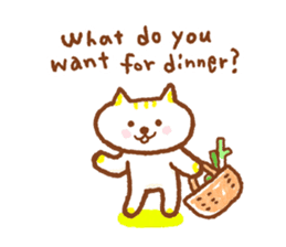 Cute! cat wife. nekoyome sticker #7037634