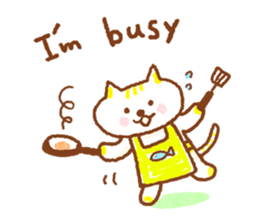 Cute! cat wife. nekoyome sticker #7037637
