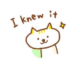 Cute! cat wife. nekoyome sticker #7037651