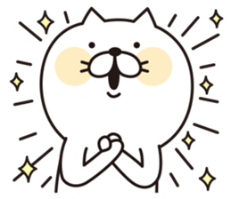 The cat told by a movement sticker #7037787