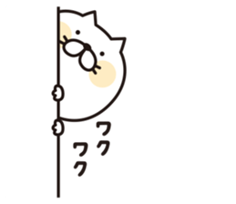 The cat told by a movement sticker #7037792