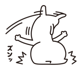 The cat told by a movement sticker #7037796