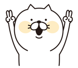 The cat told by a movement sticker #7037798