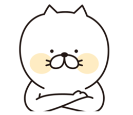 The cat told by a movement sticker #7037799