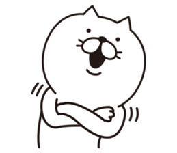 The cat told by a movement sticker #7037800