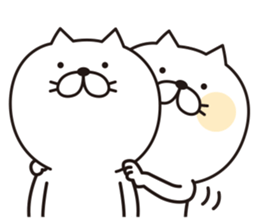 The cat told by a movement sticker #7037805