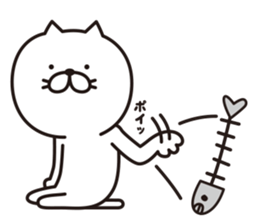 The cat told by a movement sticker #7037810