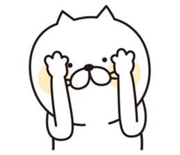 The cat told by a movement sticker #7037814