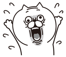 The cat told by a movement sticker #7037815