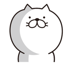 The cat told by a movement sticker #7037816