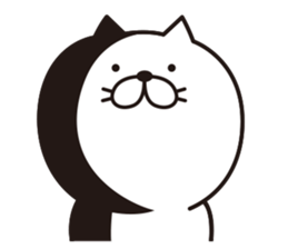 The cat told by a movement sticker #7037817