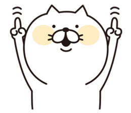 The cat told by a movement sticker #7037821