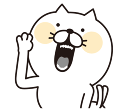 The cat told by a movement sticker #7037822